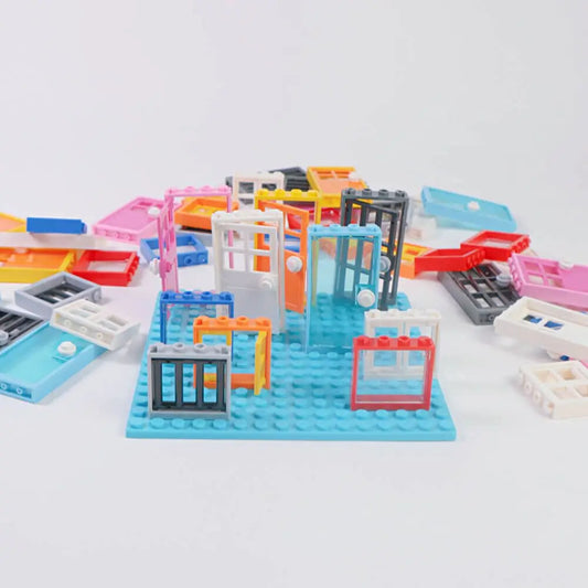 25PCS Windows Doors  Building Blocks