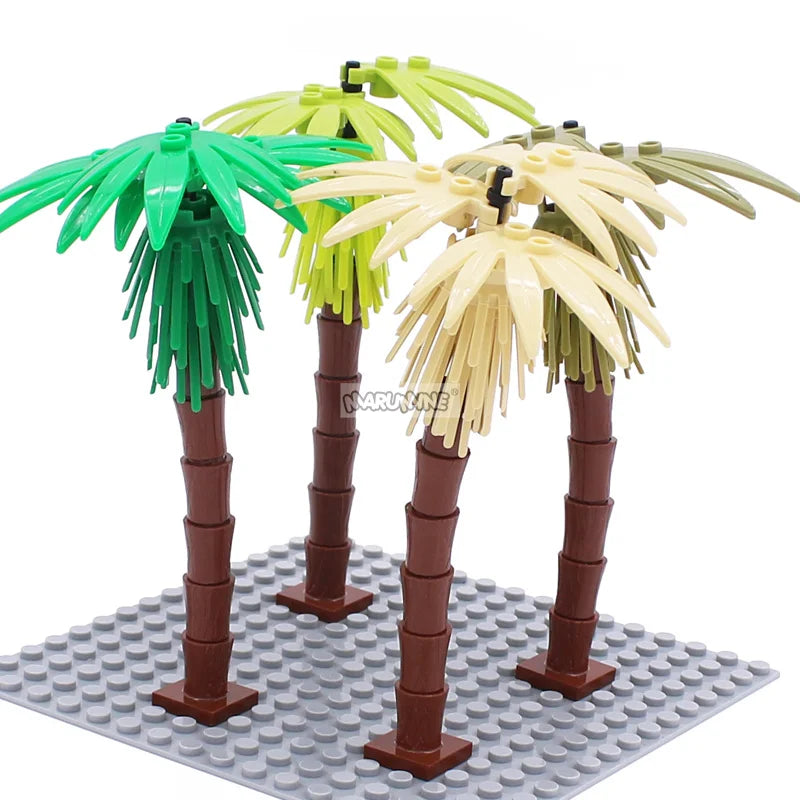 4PCS Coconut  Plant Building Blocks