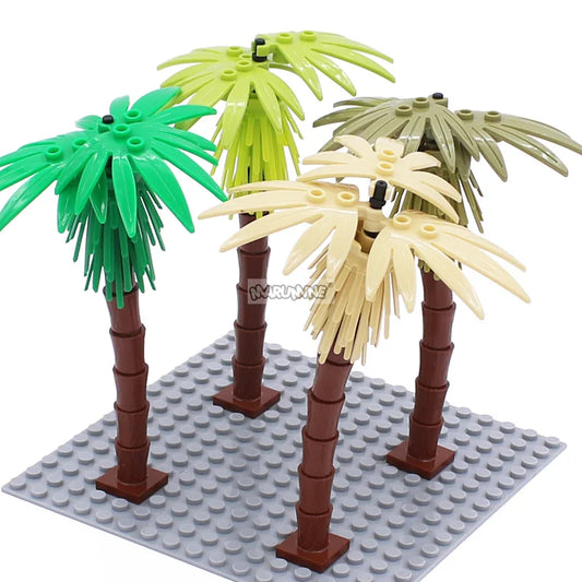 4PCS Coconut  Plant Building Blocks
