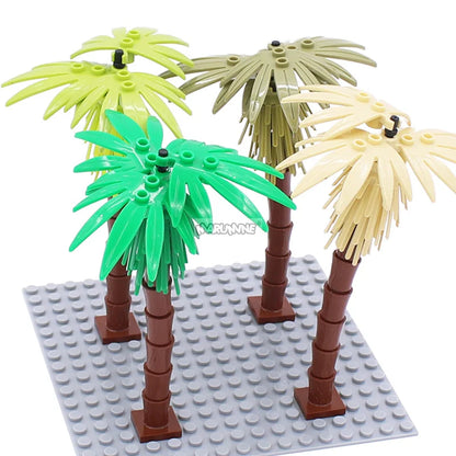 4PCS Coconut  Plant Building Blocks